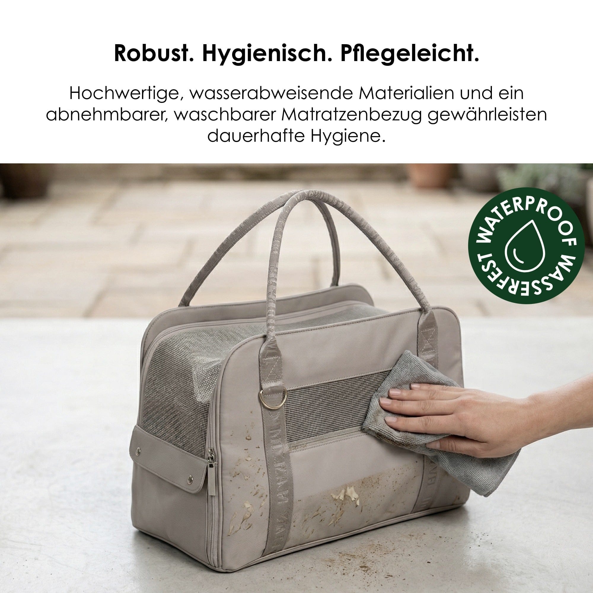 William Walker Hundetragetasche fürs Flugzeug Cloud Summit