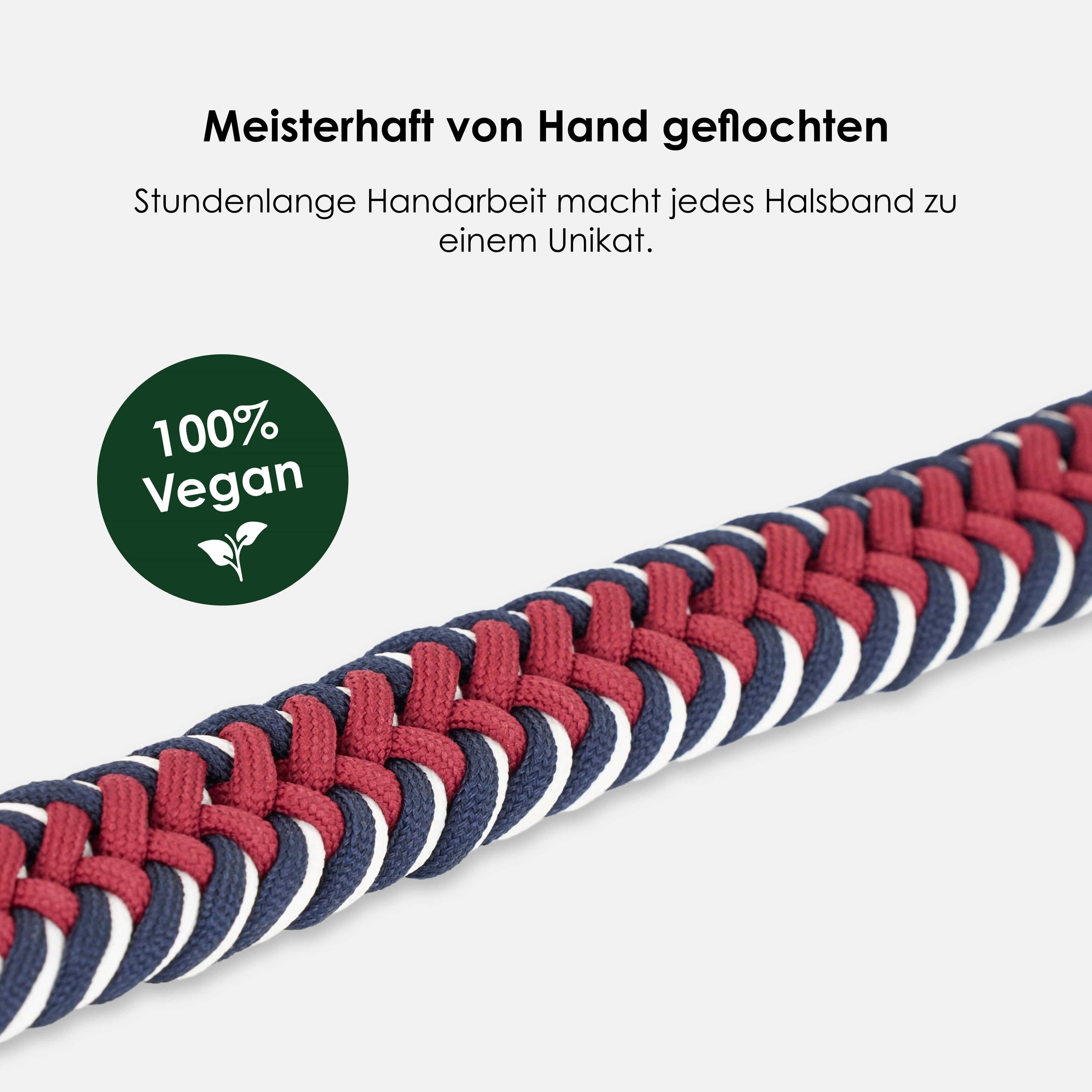 William Walker Paracord BioThane® Hundehalsband Royal // Limited