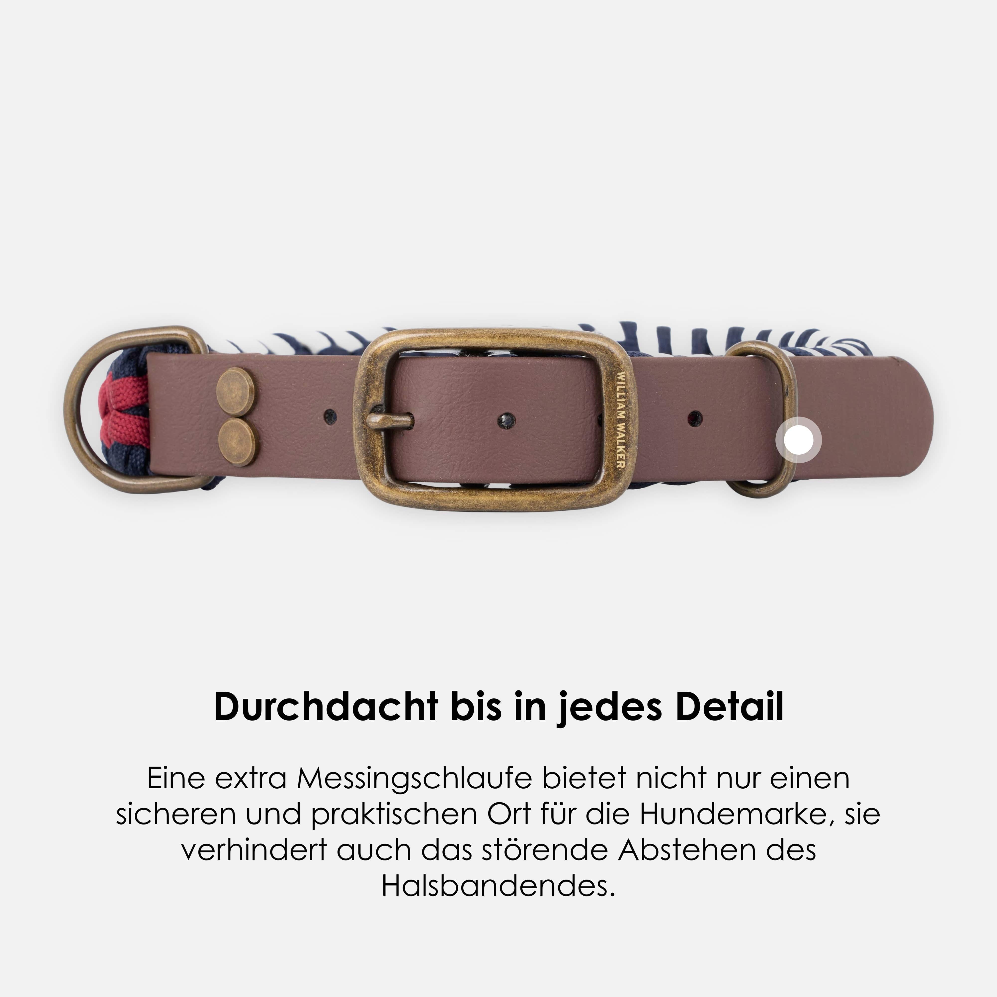 William Walker Paracord BioThane® Hundehalsband Royal // Limited