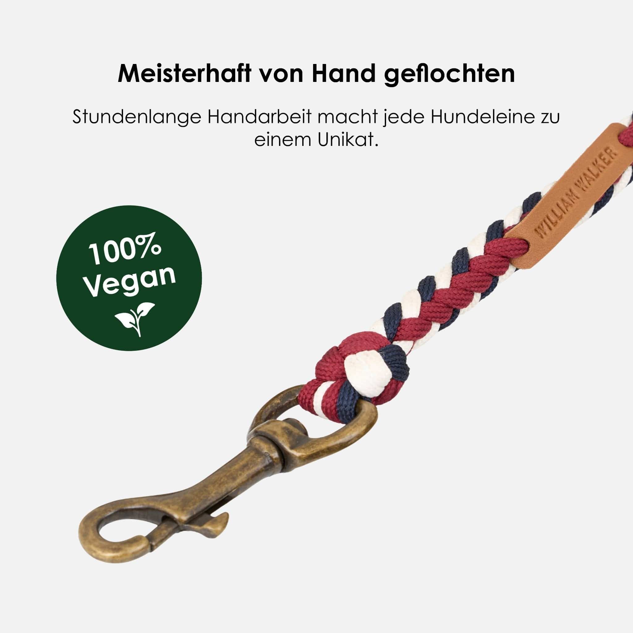 William Walker Paracord Hundeleine Royal // Limited