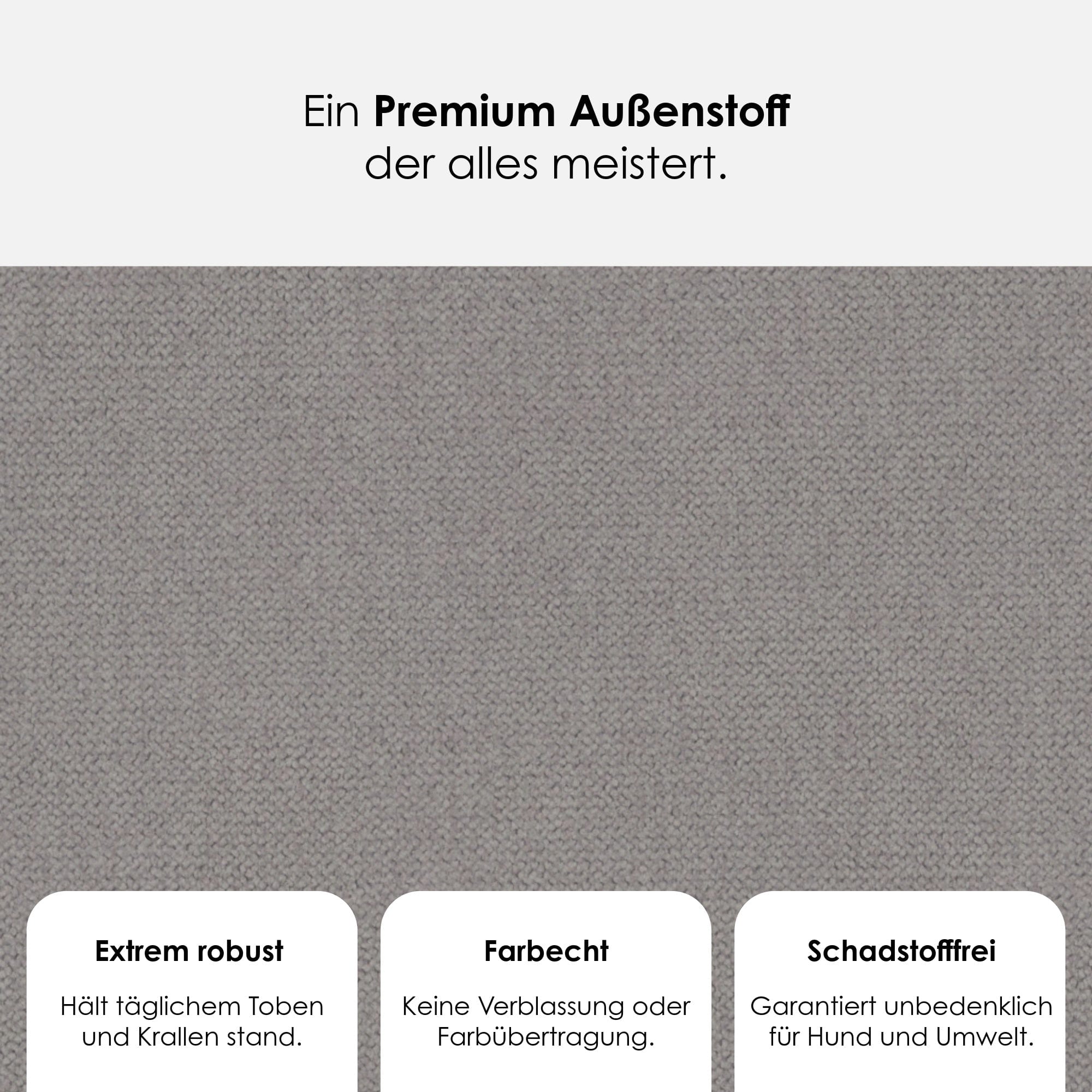 William Walker Orthopädisches Hundebett The Cloud (Dunkelgrau)