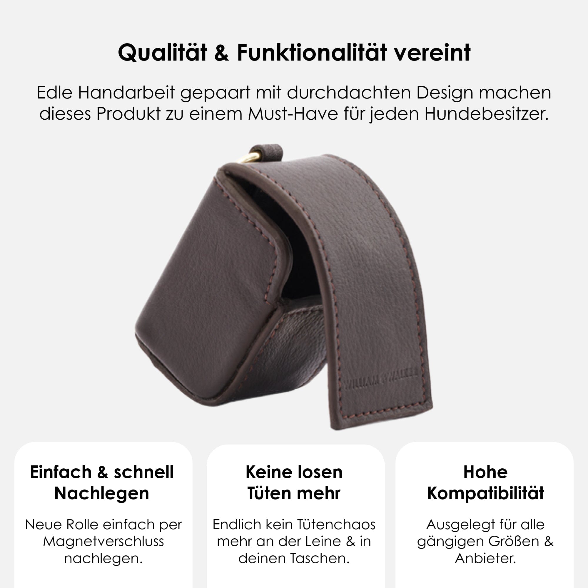 William Walker Kotbeutelspender Earth (Braun)