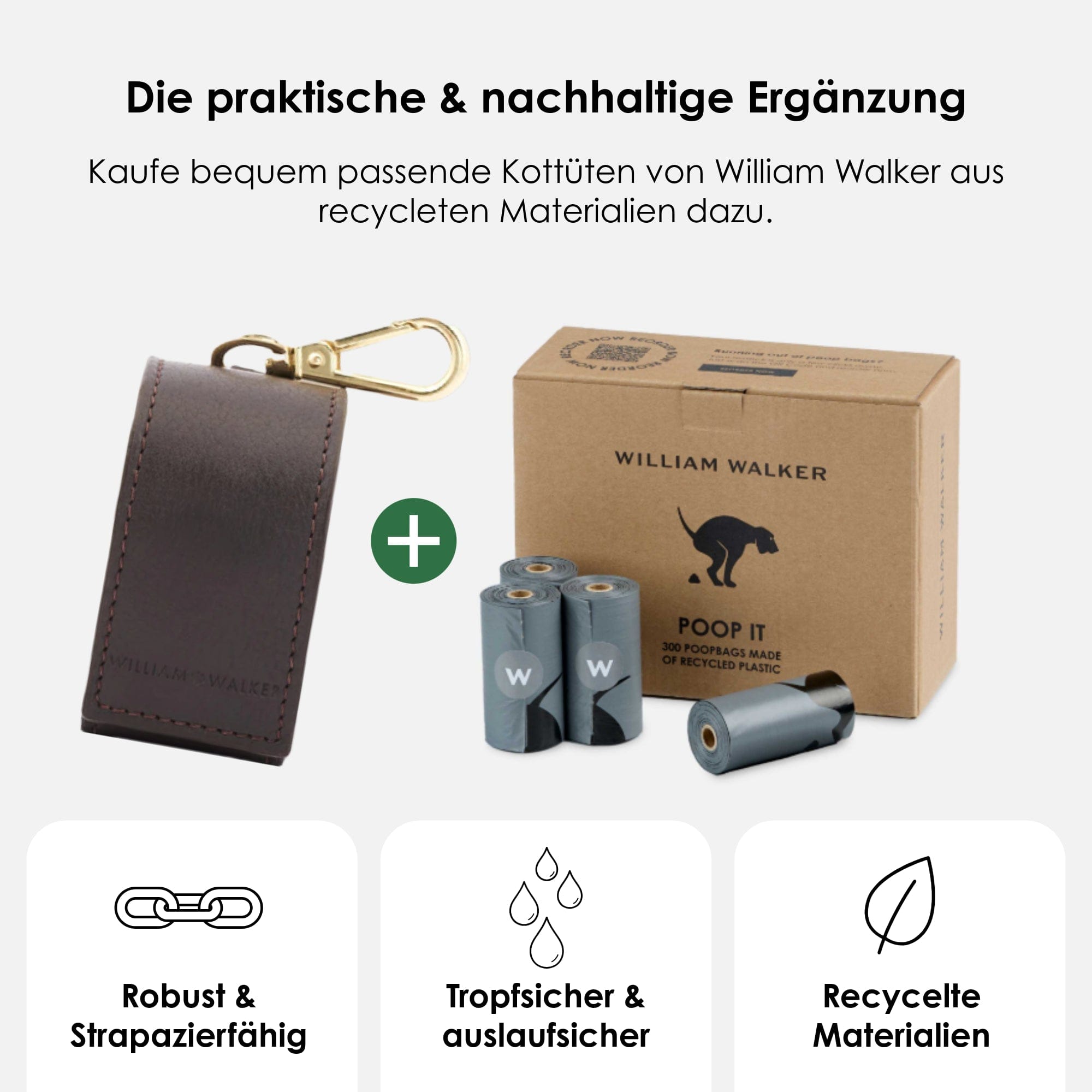 William Walker Kotbeutelspender Earth (Braun)