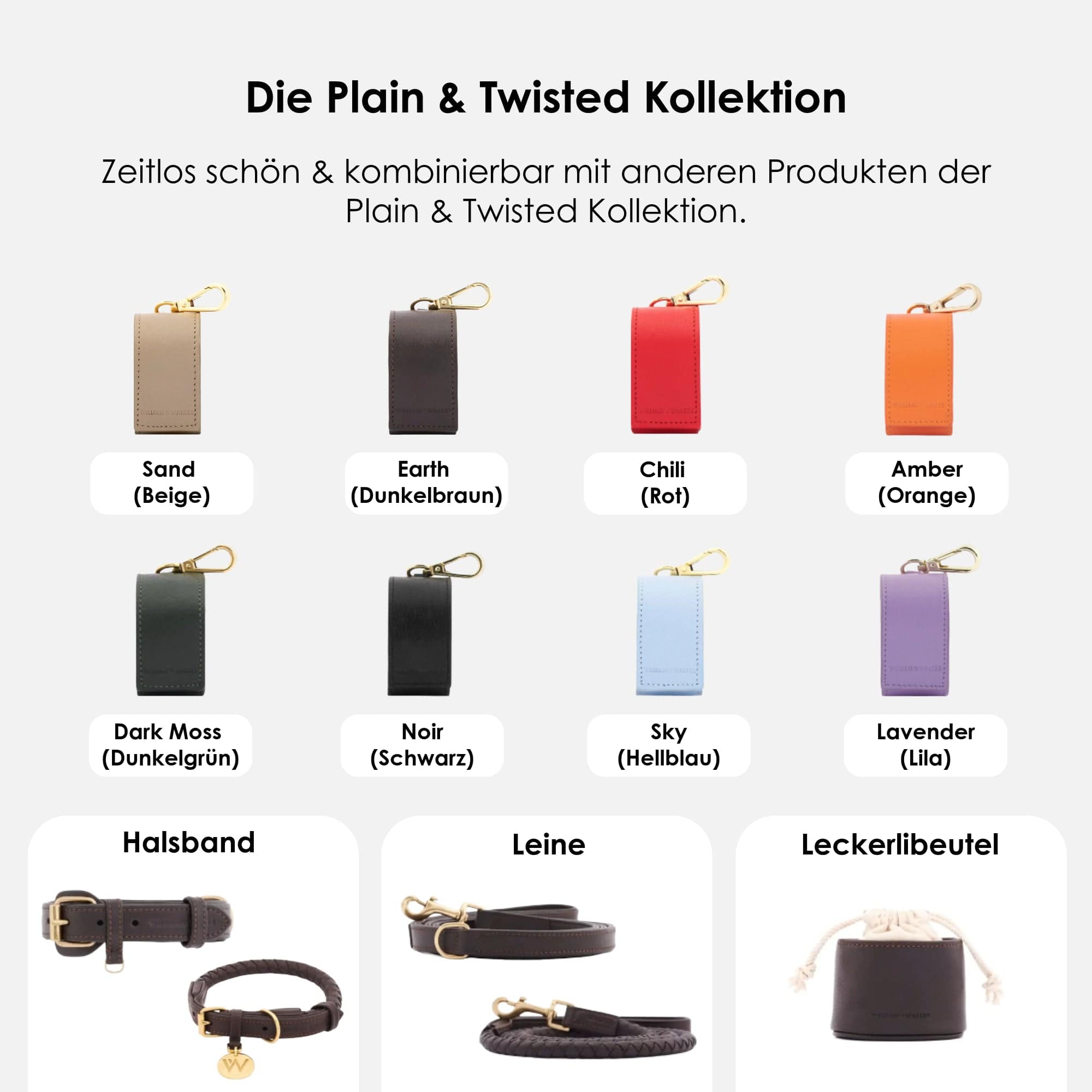 William Walker Kotbeutelspender Earth (Braun)