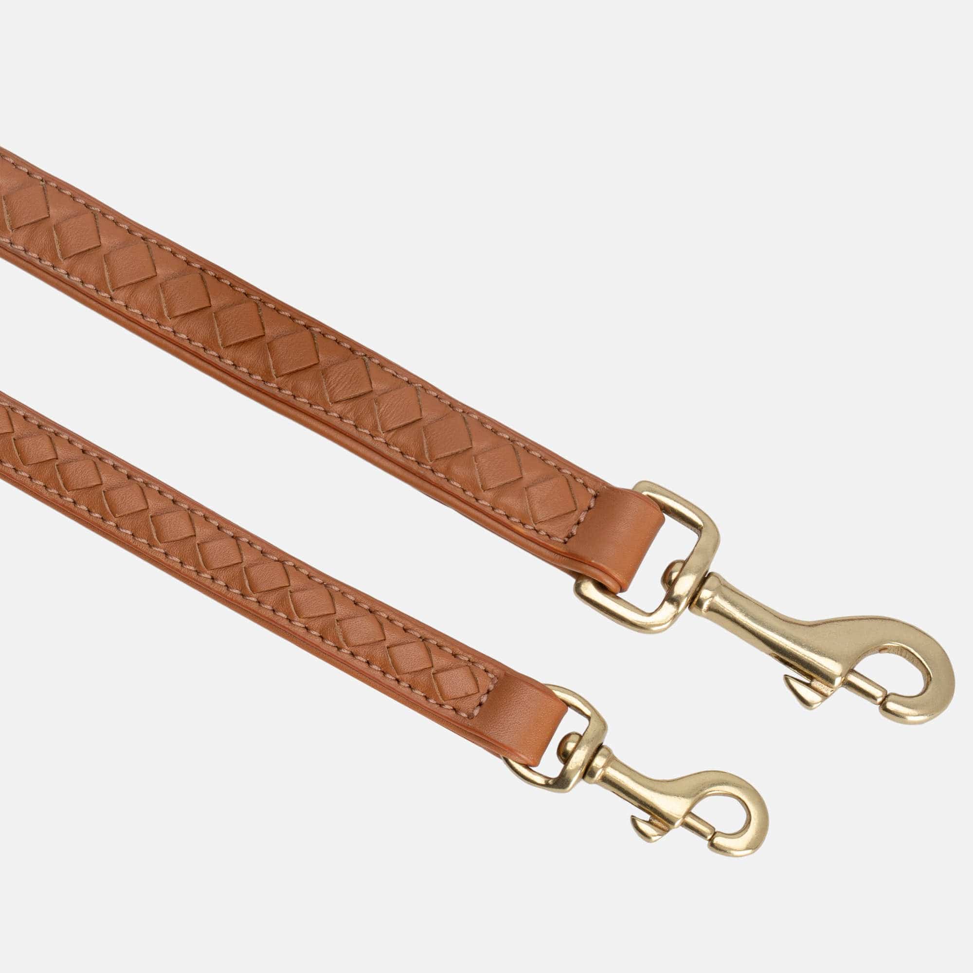 William Walker Hochwertige Leder Hundeleine Prestige Caramel