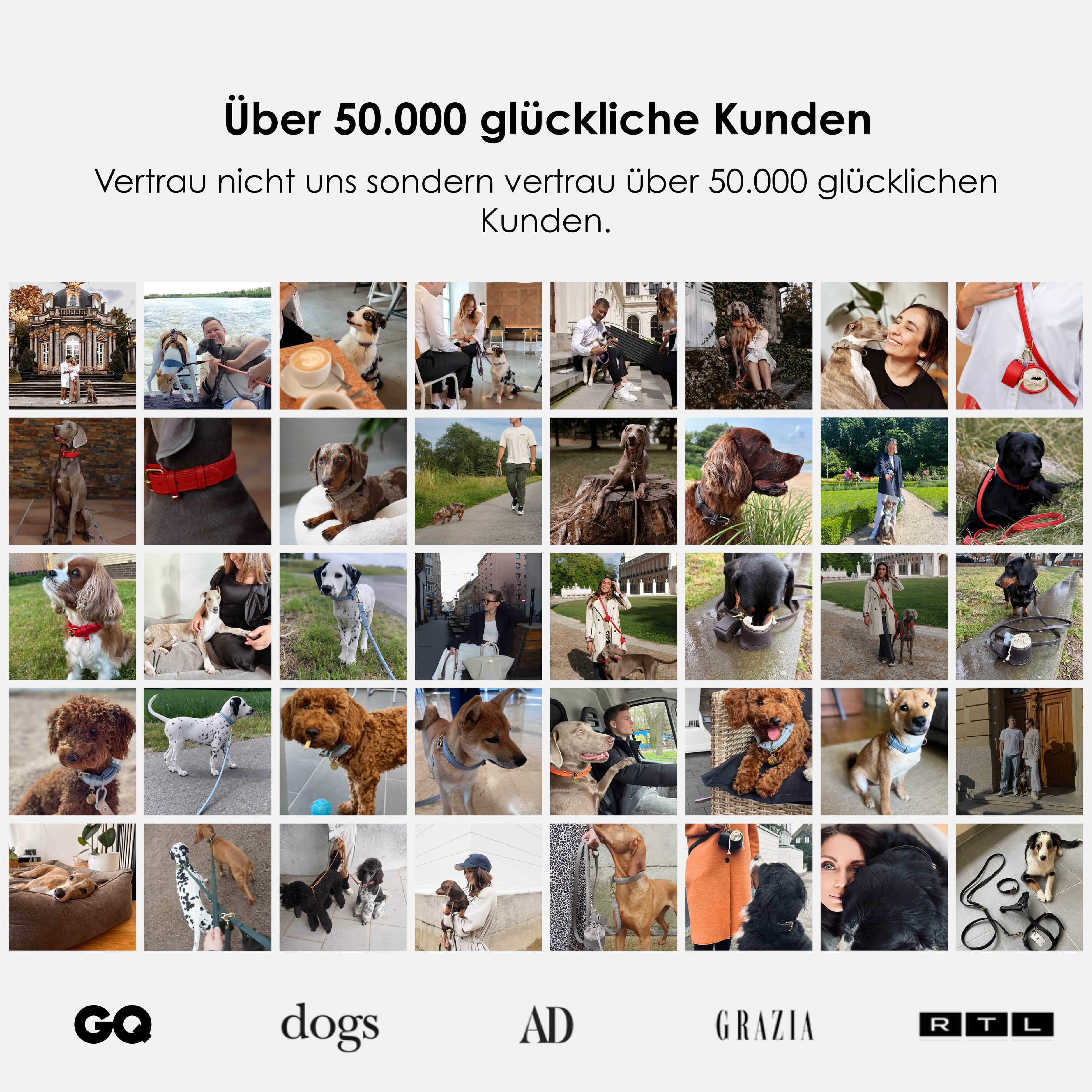 William Walker Leckerlibeutel aus wasserfestem Nubukleder