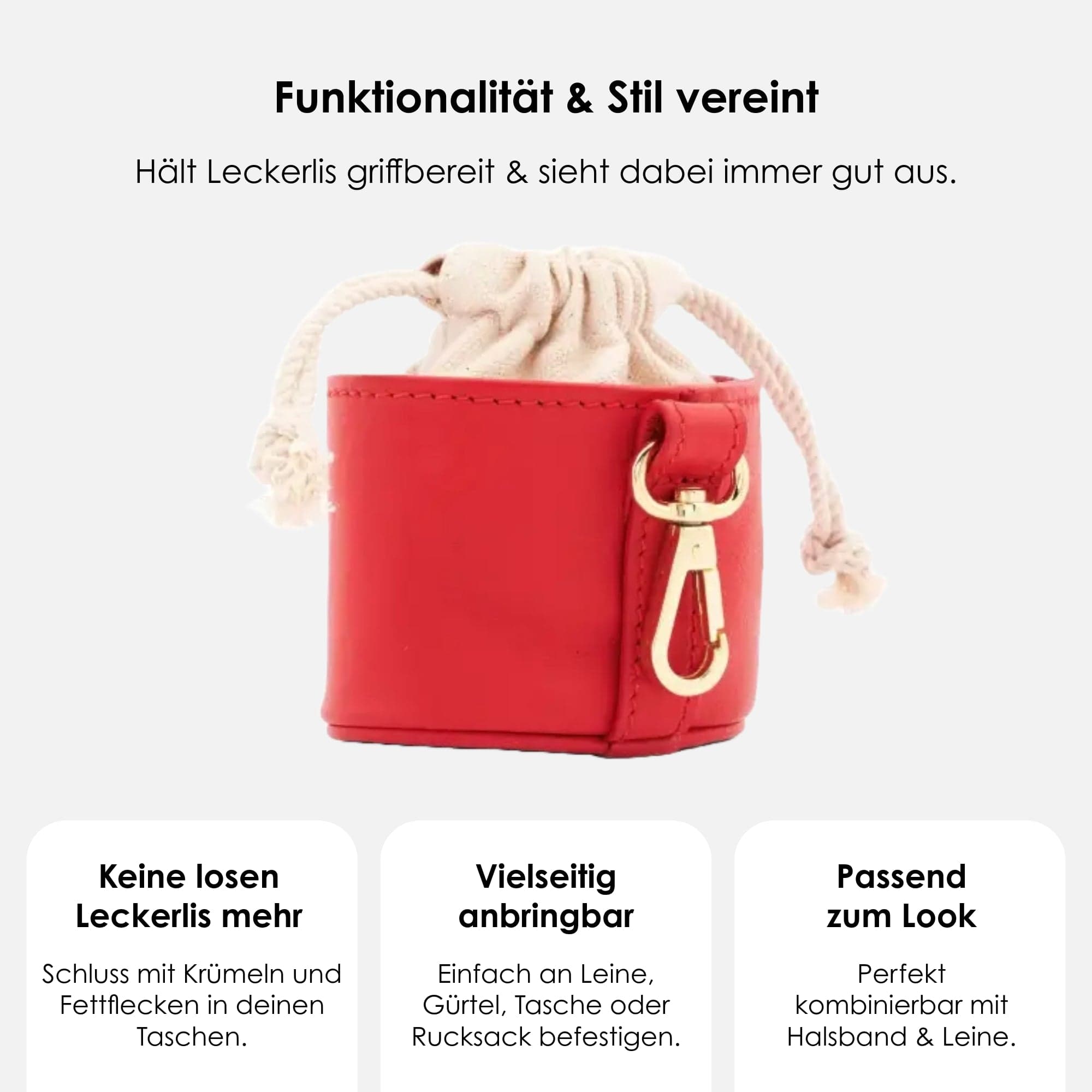 William Walker Leckerlibeutel Chili (Rot)