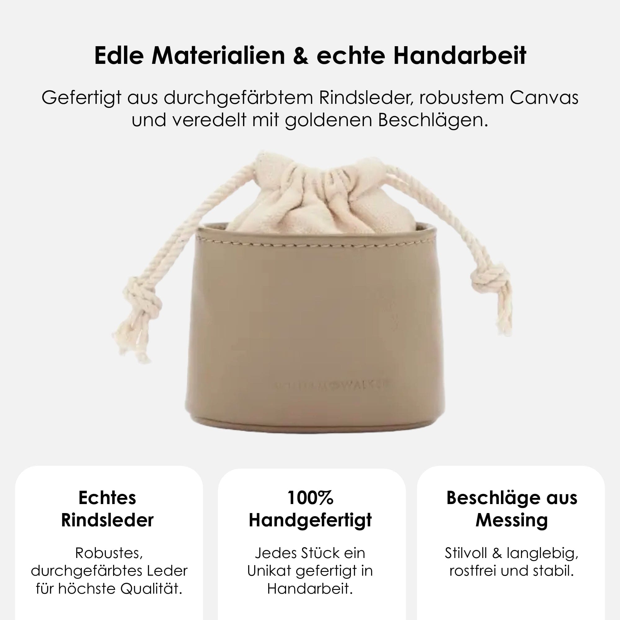 William Walker Leckerlibeutel Sand (Beige)