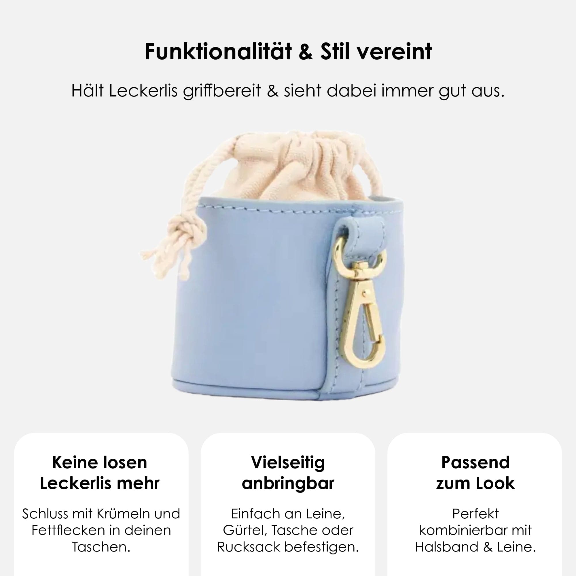 William Walker Leckerlibeutel Sky (Baby-Blau)