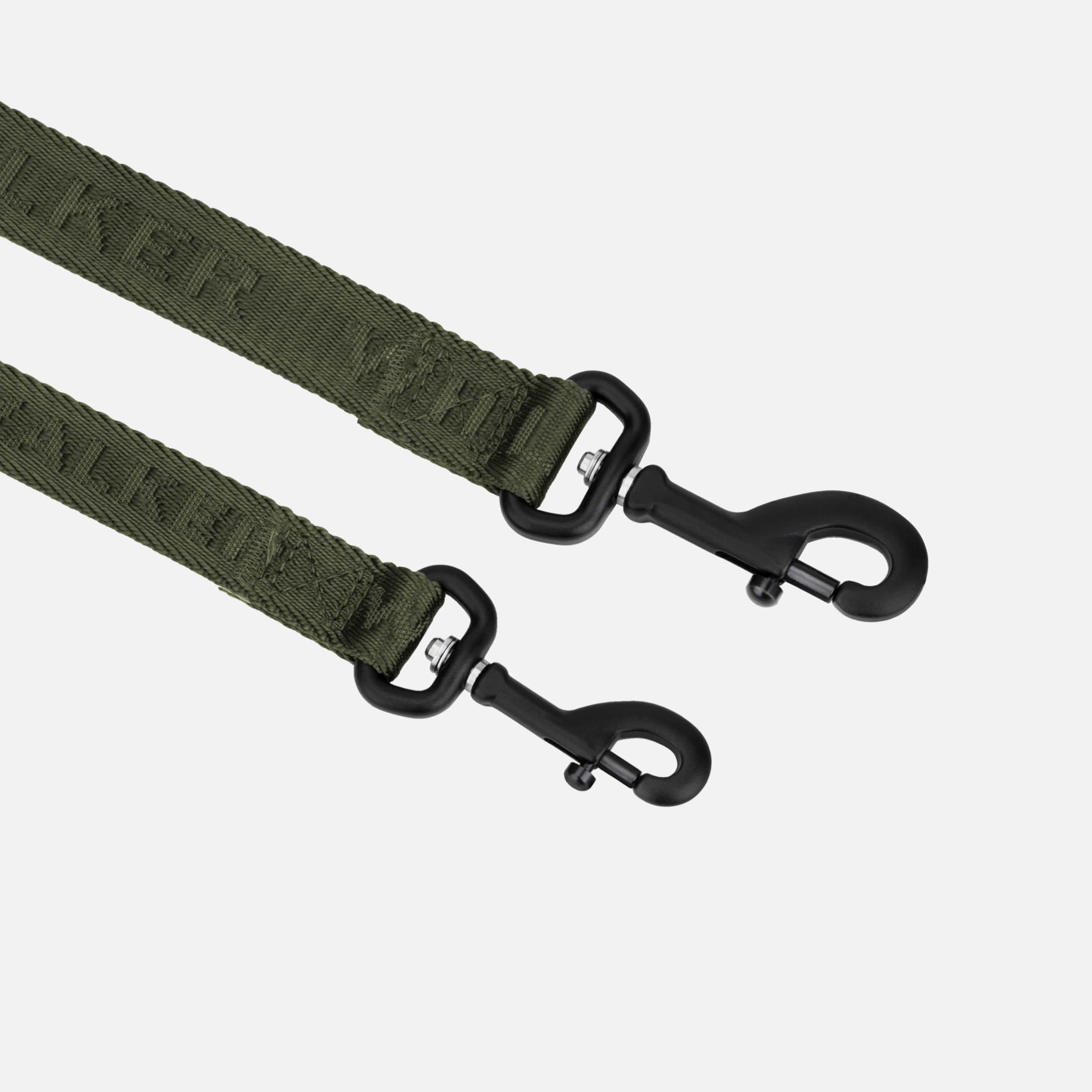 William Walker Jacquard Nylon Hundeleine Forest (grün)