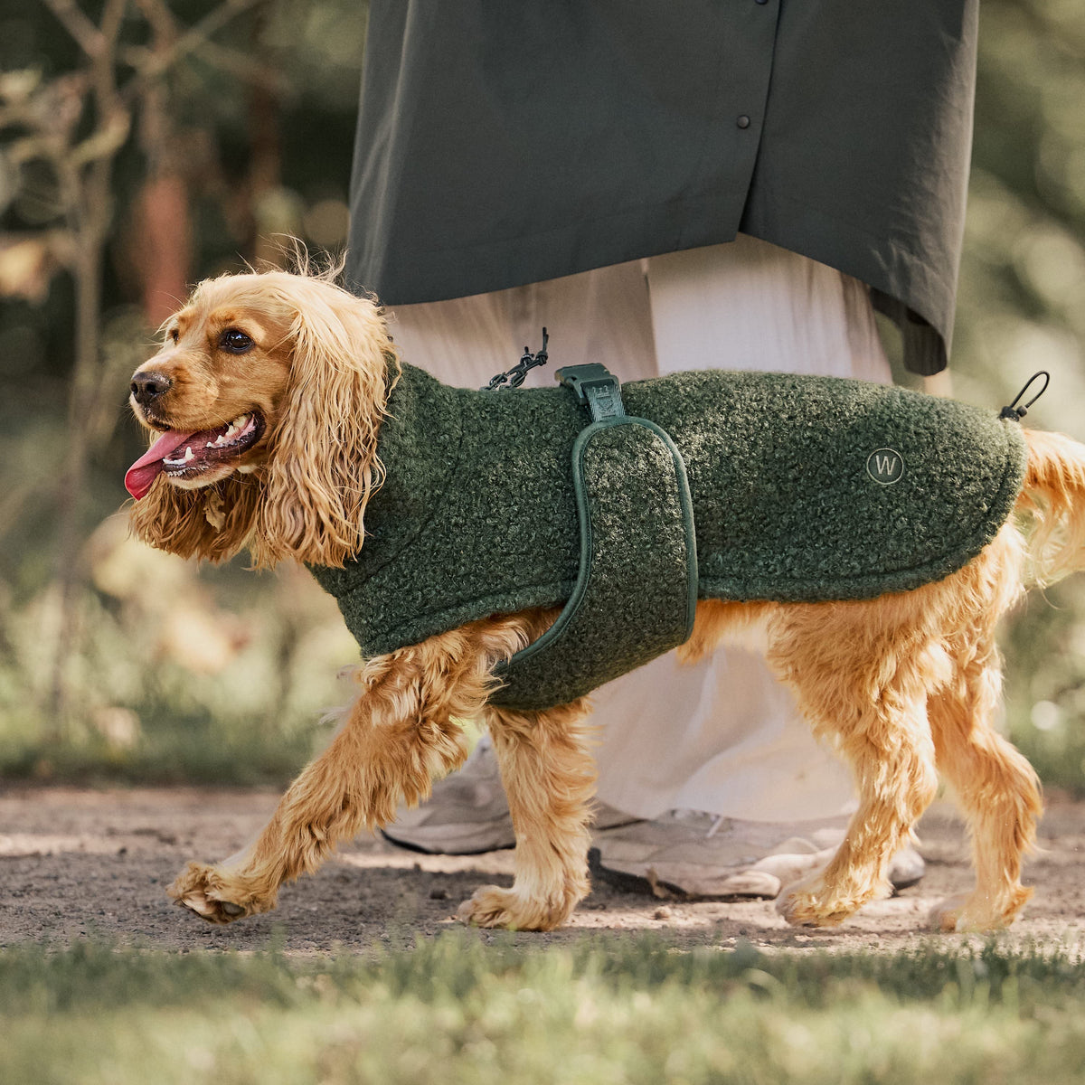 William Walker Manteau polaire douillet pour chien Cozy