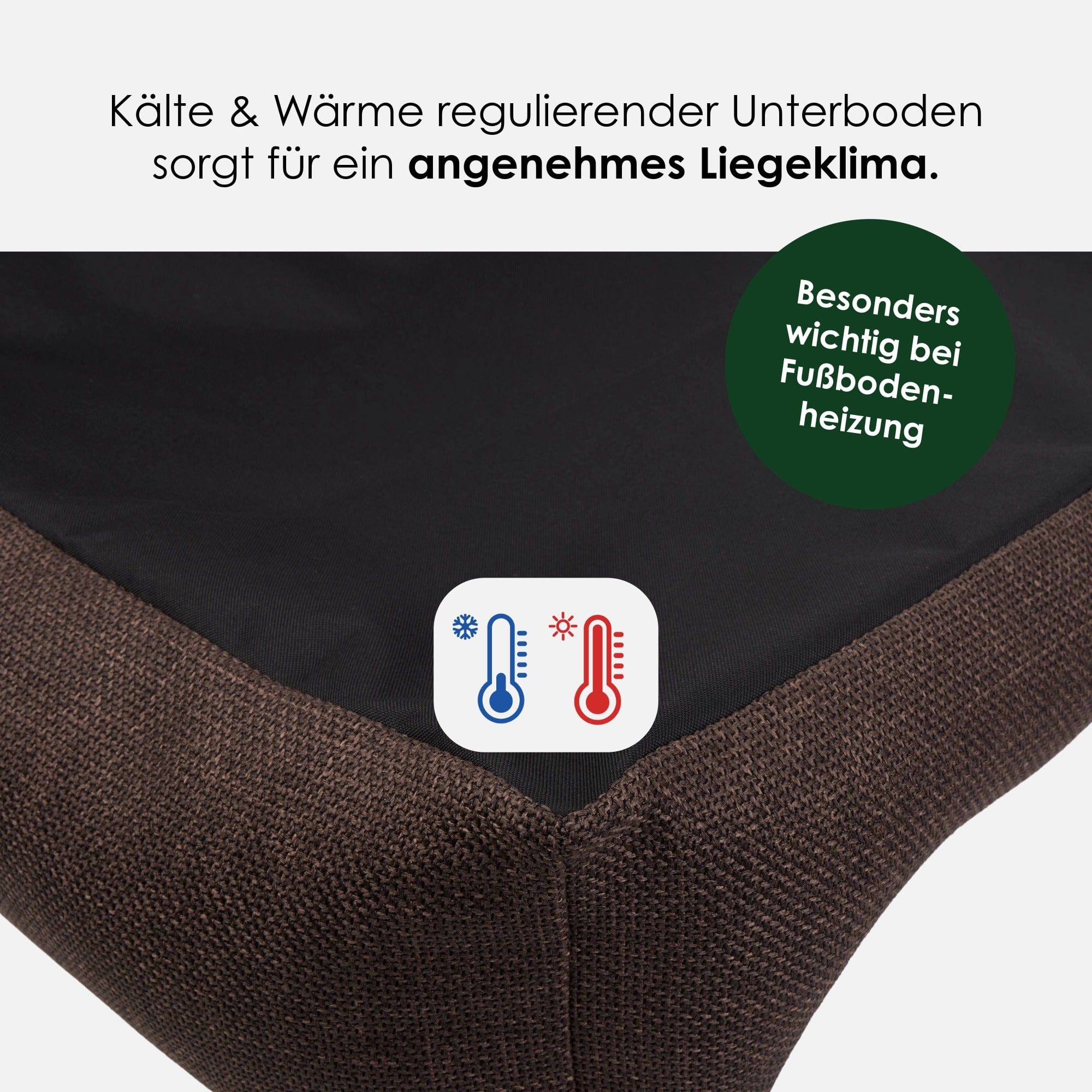 Hochwertiges orthopädisches Hundebett Luxe gegen Gelenkschmerzen