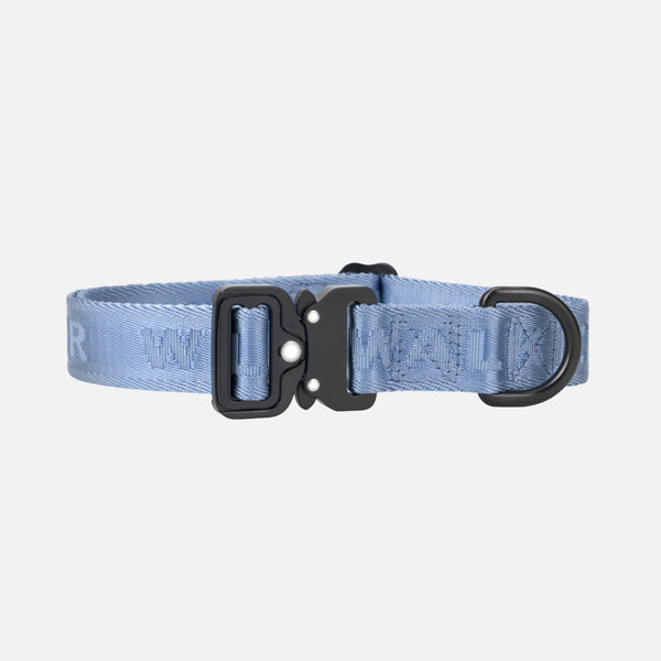 Jacquard Nylon Hundehalsband Sky (Hellblau)