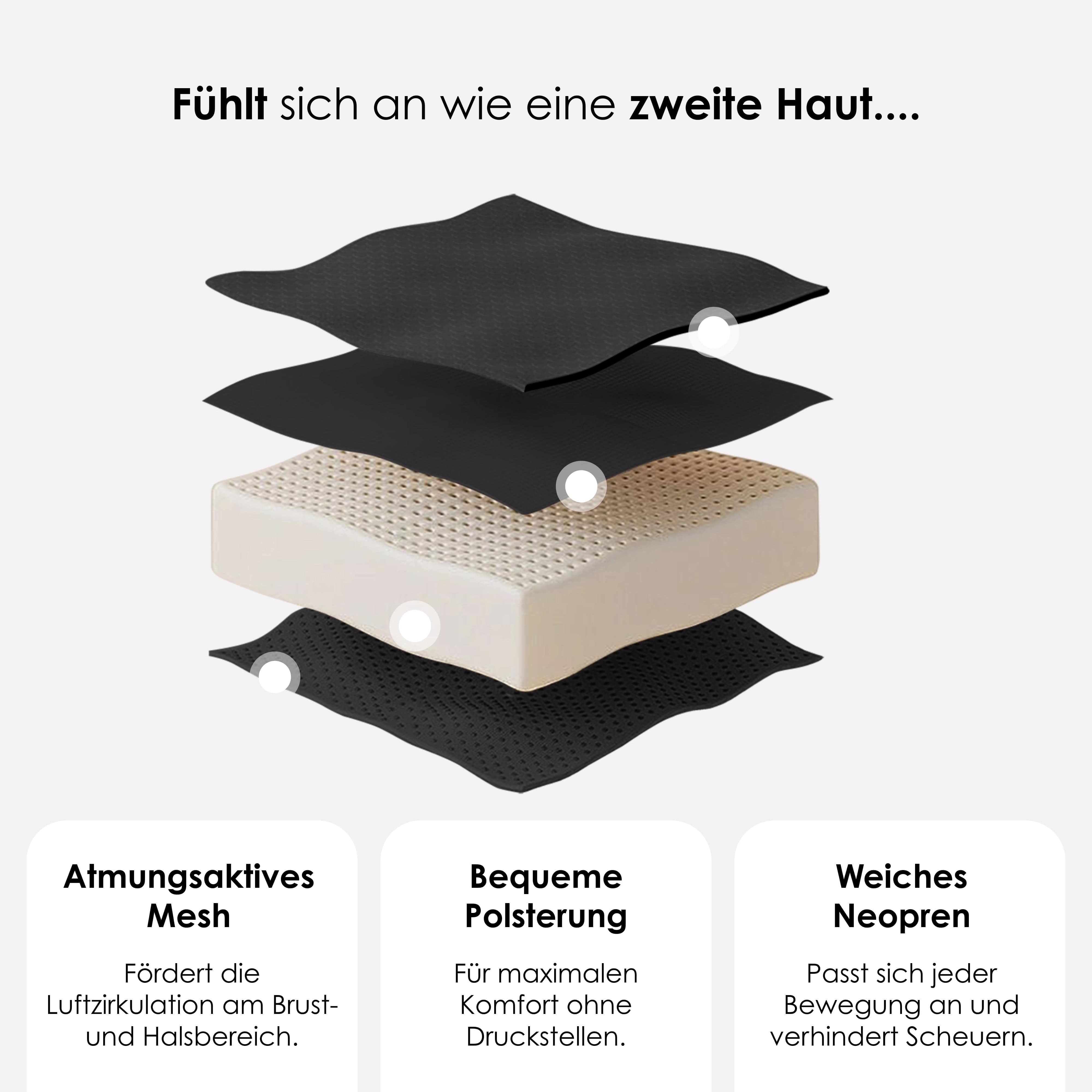 William Walker Hochwertiges Y-Hundegeschirr Nero (schwarz)