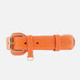 Leder Hundehalsband Amber (Orange)