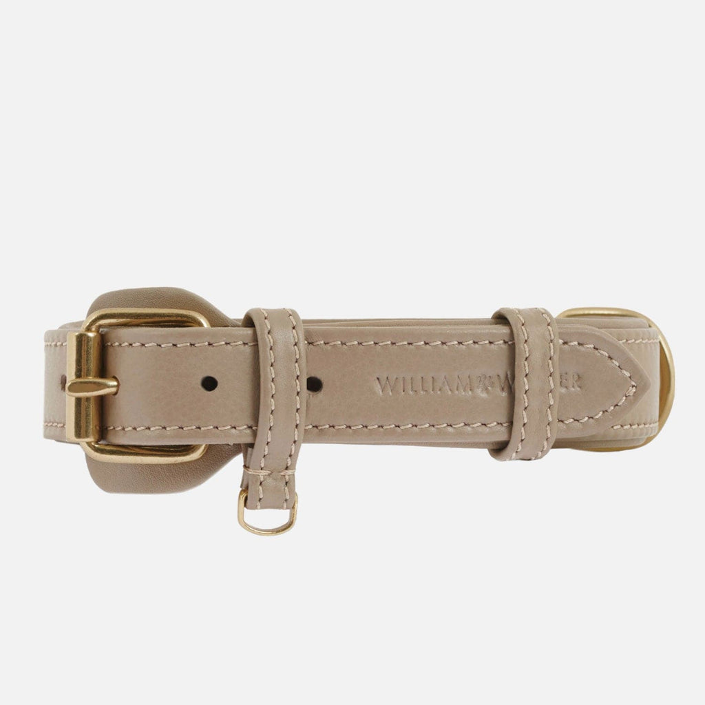 Hundehalsband Raisingwell – Verstellbar, Weiches Blumenmuster, Mit D-Ring, Größe XS (beige)