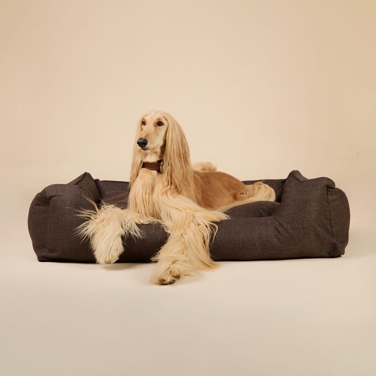 William Walker Orthopedisch hondenmand Luxe Wood / S / Kissen (Flocken)