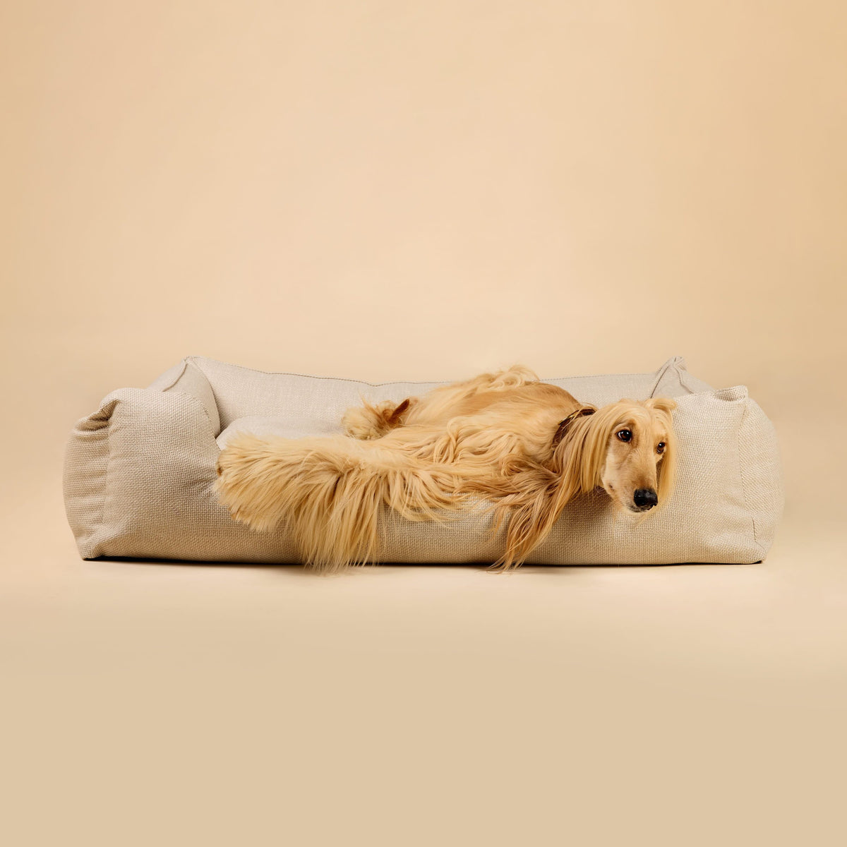 William Walker Orthopedisch hondenmand Luxe Sand / S / Kissen (Flocken)