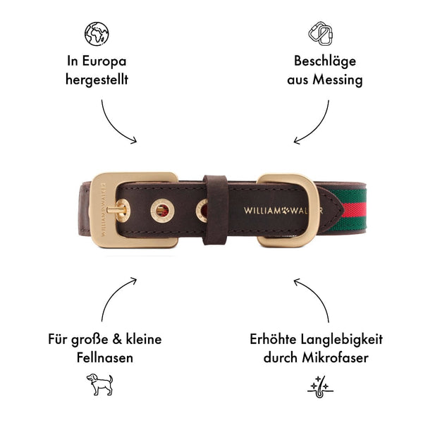 William Walker Leder Hundehalsband Florence // Limited