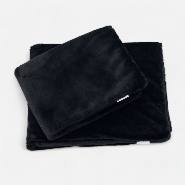 William Walker Hundedecke Fluffy Noir (Schwarz)