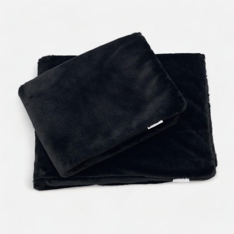 William Walker Hundedecke Fluffy Noir (Schwarz)