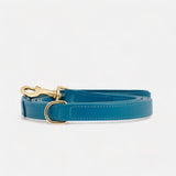 William Walker Hochwertige Leder Hundeleine Azure (Blau)