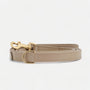 Luxury Leather Dog Leash Sand (Beige) 