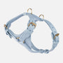 Pettorina per cani in pelle Sky (blu baby)