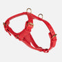 Leather dog harness Chili (Red)